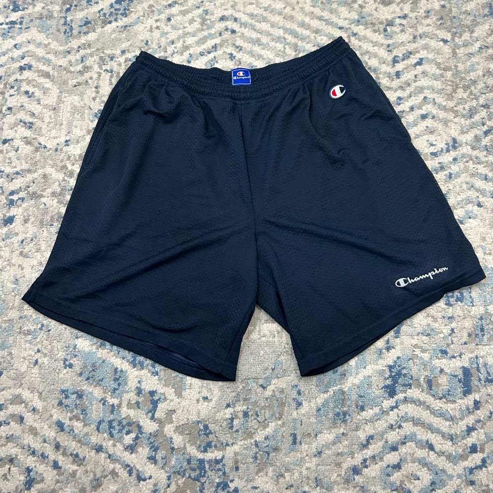 Champion Men's Navy Athletic Shorts